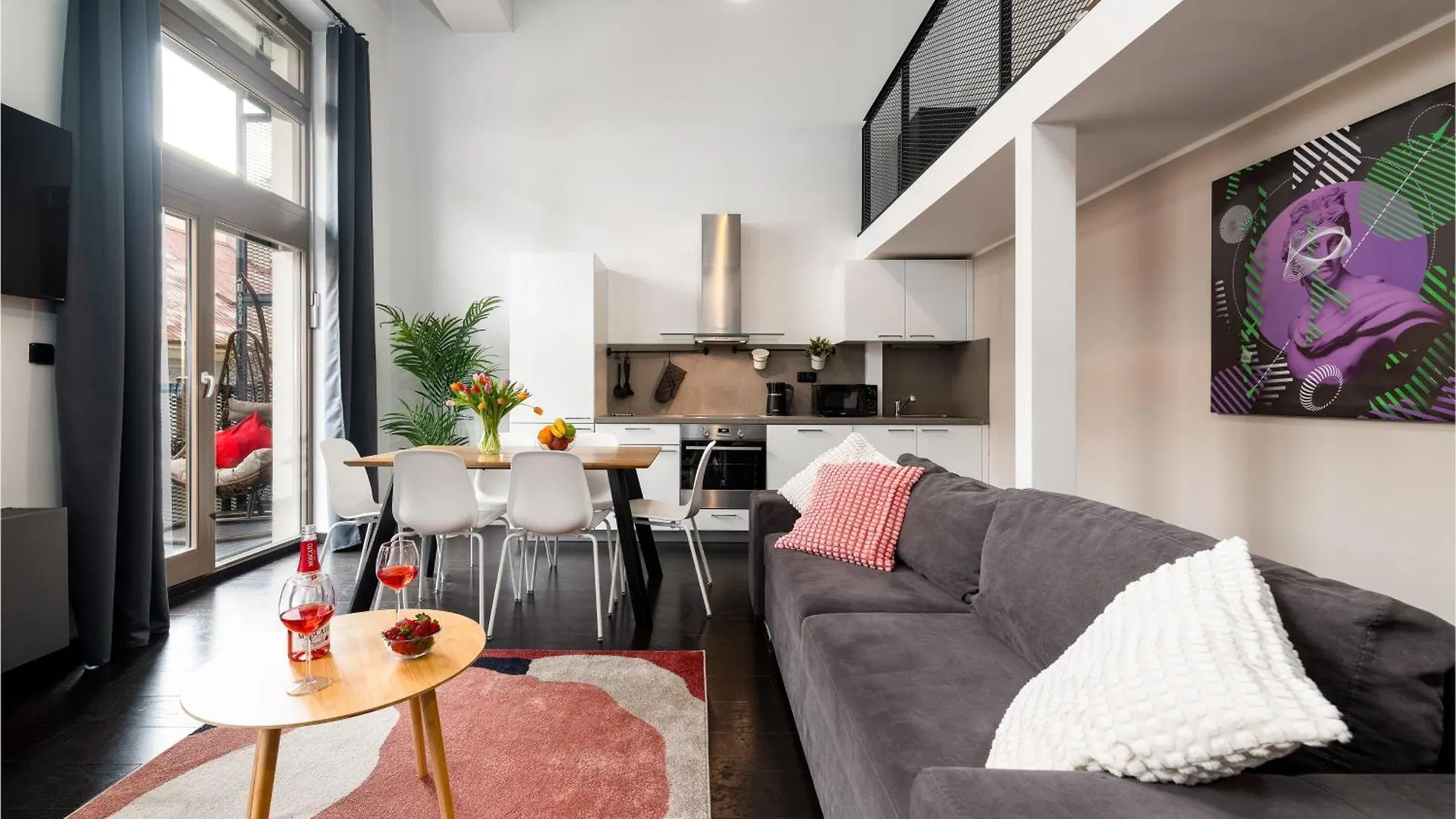 Apartments With Large Balcony, Parking Prague Czech Republic