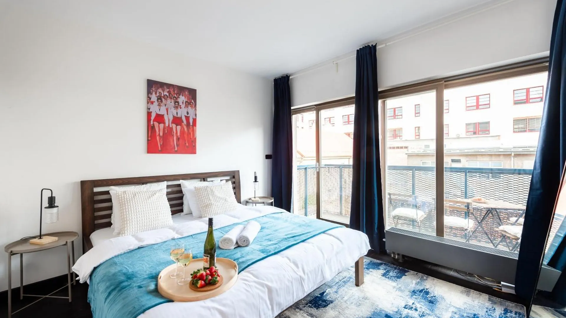 Apartments With Large Balcony, Parking Prague