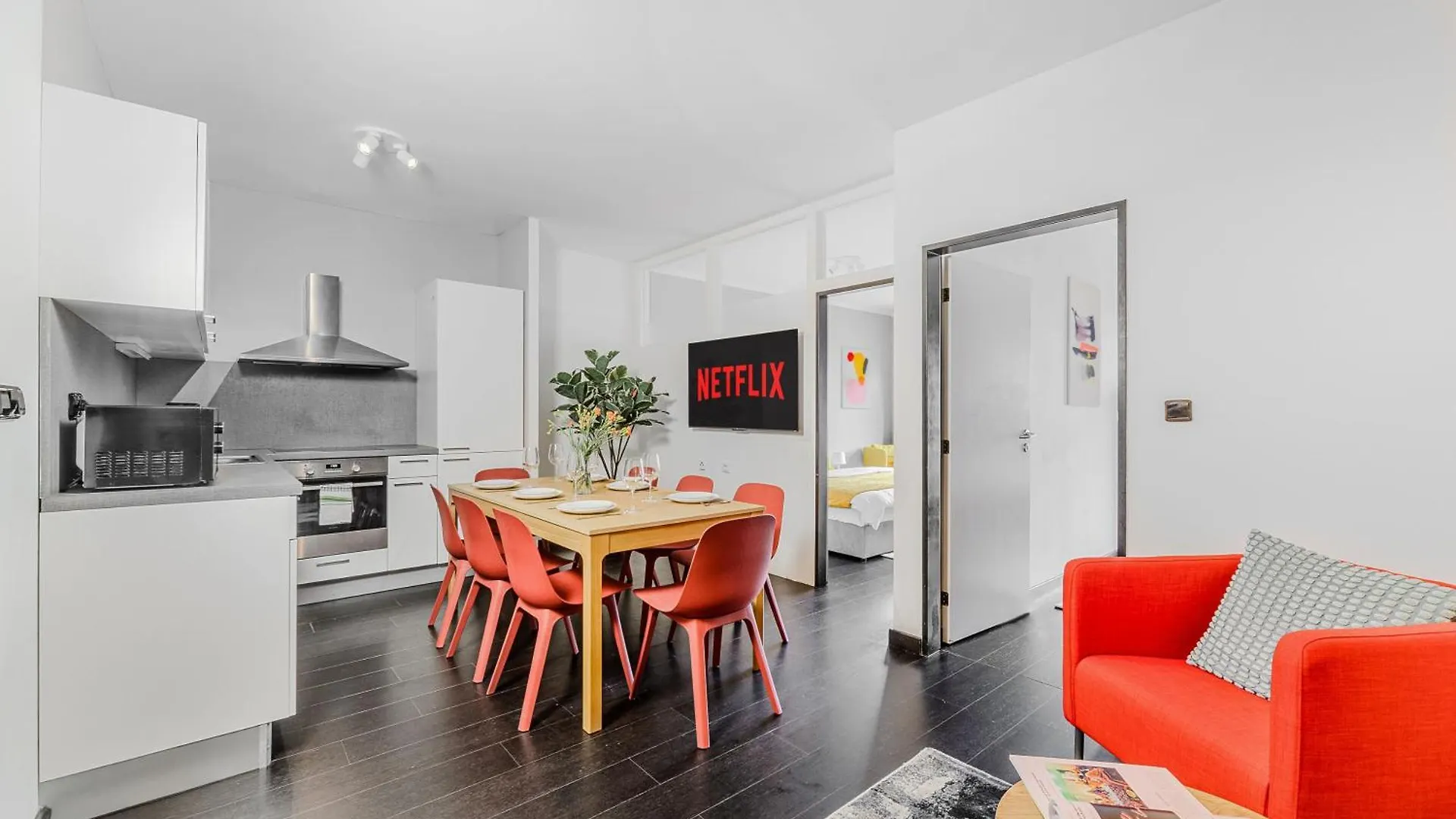 Apartments With Large Balcony, Parking Prague